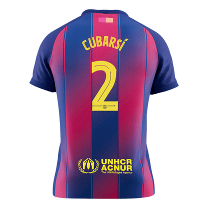 CUBARSÍ #2 FC Barcelona Koduvorm Särk 2025/26 - UCL - Kvaliteetne