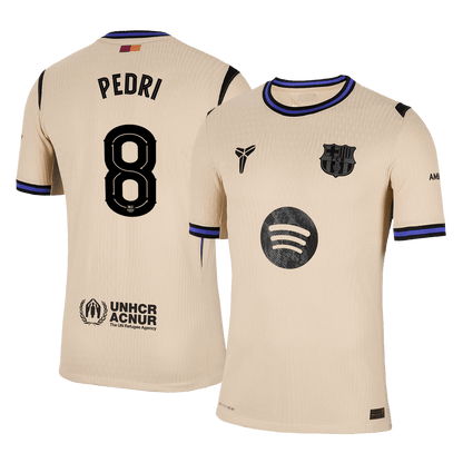 PEDRI #8 FC Barcelona Võõrsilvorm Särk 2025/26 Autentne - UCL