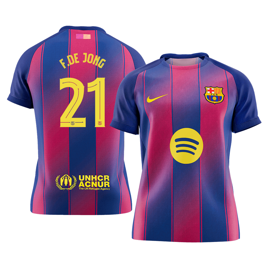 F.DE JONG #21 FC Barcelona Koduvorm Särk 2025/26 - UCL - Kvaliteetne