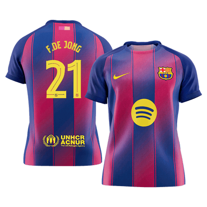 F.DE JONG #21 FC Barcelona Koduvorm Särk 2025/26 - UCL - Kvaliteetne