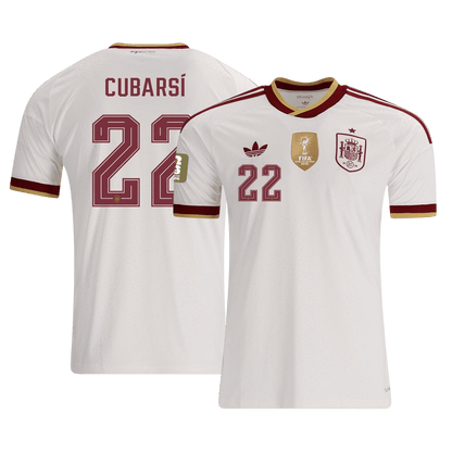 CUBARSÍ #22 Hispaania Võõrsilvorm Särk Champion Edition 2026 - 2 Stars 2026