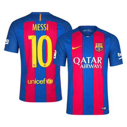 Retro MESSI #10 FC Barcelona Koduvorm Särk 2016/17