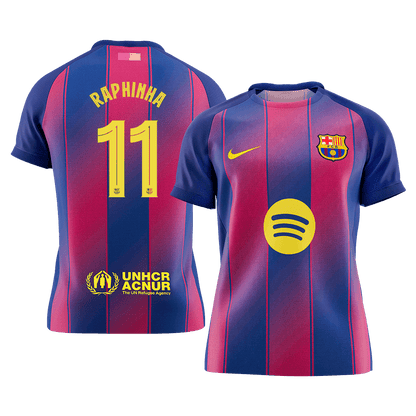 RAPHINHA #11 FC Barcelona Koduvorm Särk 2025/26 - UCL - Kvaliteetne