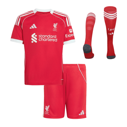 Liverpool Koduvorm Laste Jalgpallikomplekt 2025/26