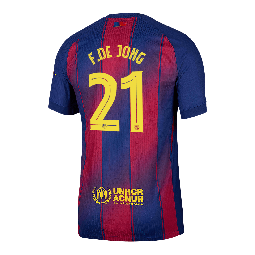 F.DE JONG #21 FC Barcelona Koduvorm Särk 2025/26 Autentne - UCL