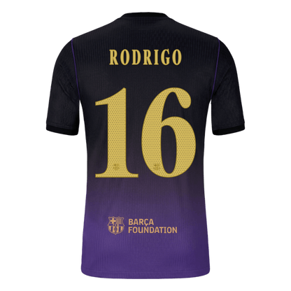 RODRIGO #16 Barcelona Võõrsilvorm Särk 2026/27 Autentne - UCL