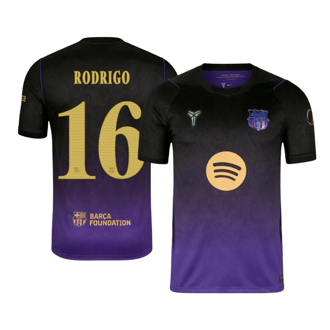 RODRIGO #16 Barcelona Võõrsilvorm Särk 2026/27 - UCL