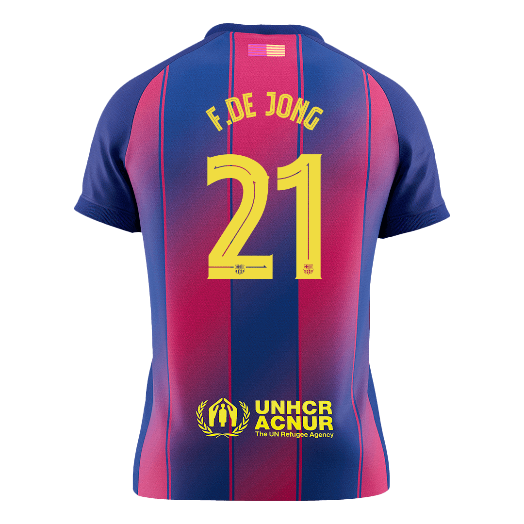 F.DE JONG #21 FC Barcelona Koduvorm Särk 2025/26 - UCL - Kvaliteetne
