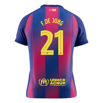 F.DE JONG #21 FC Barcelona Koduvorm Särk 2025/26 - UCL - Kvaliteetne