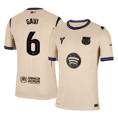 GAVI #6 FC Barcelona Võõrsilvorm Särk 2025/26 Autentne - UCL