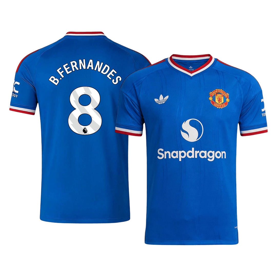 B. FERNANDES #8 Manchester United Võõrsilvorm Särk 2026/27