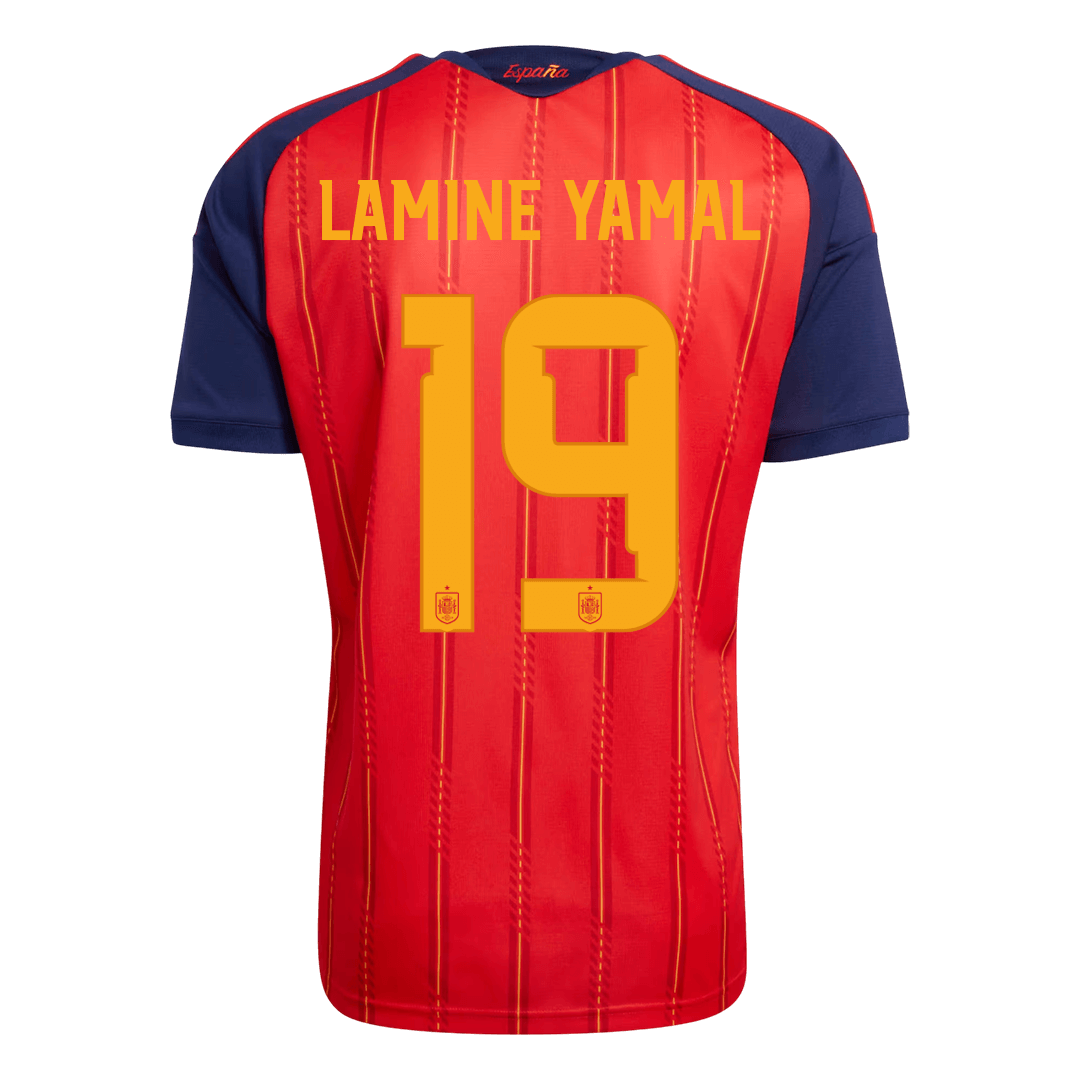 LAMINE YAMAL #19 Hispaania Koduvorm Särk 2026 - Kvaliteetne
