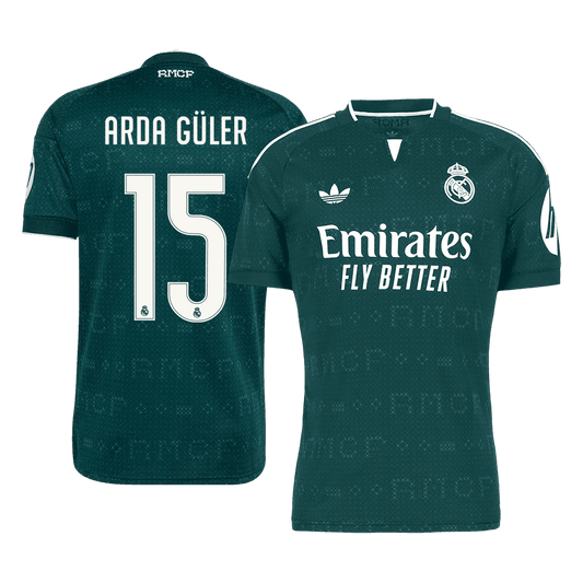ARDA GÜLER #15 Madridi Real Võõrsilvorm Särk 2026/27