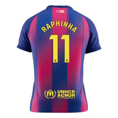 RAPHINHA #11 FC Barcelona Koduvorm Särk 2025/26 - Kvaliteetne