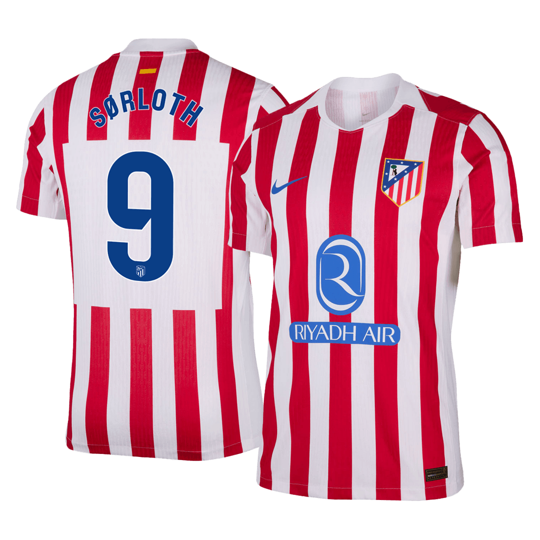 SØRLOTH #9 Madridi Atlético Koduvorm Särk 2025/26 Autentne