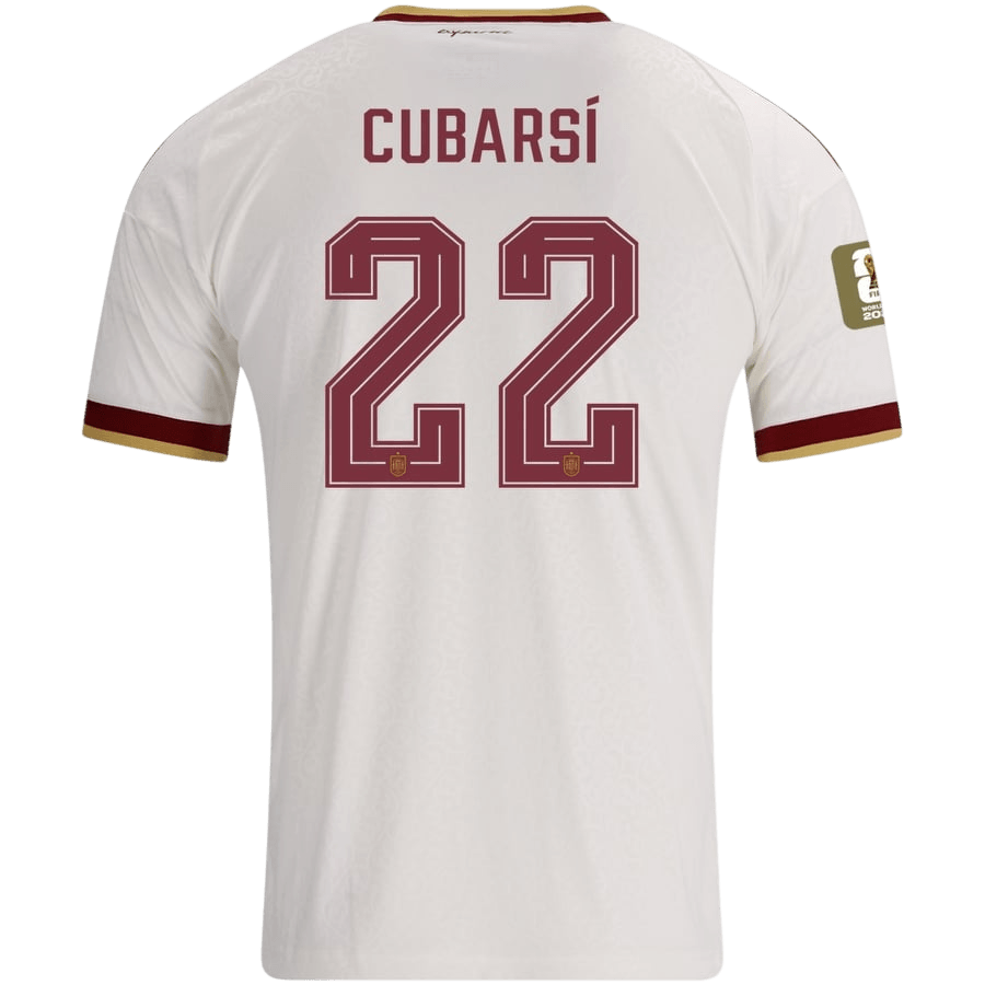CUBARSÍ #22 Hispaania Võõrsilvorm Särk Champion Edition 2026 - 2 Stars 2026 Autentne