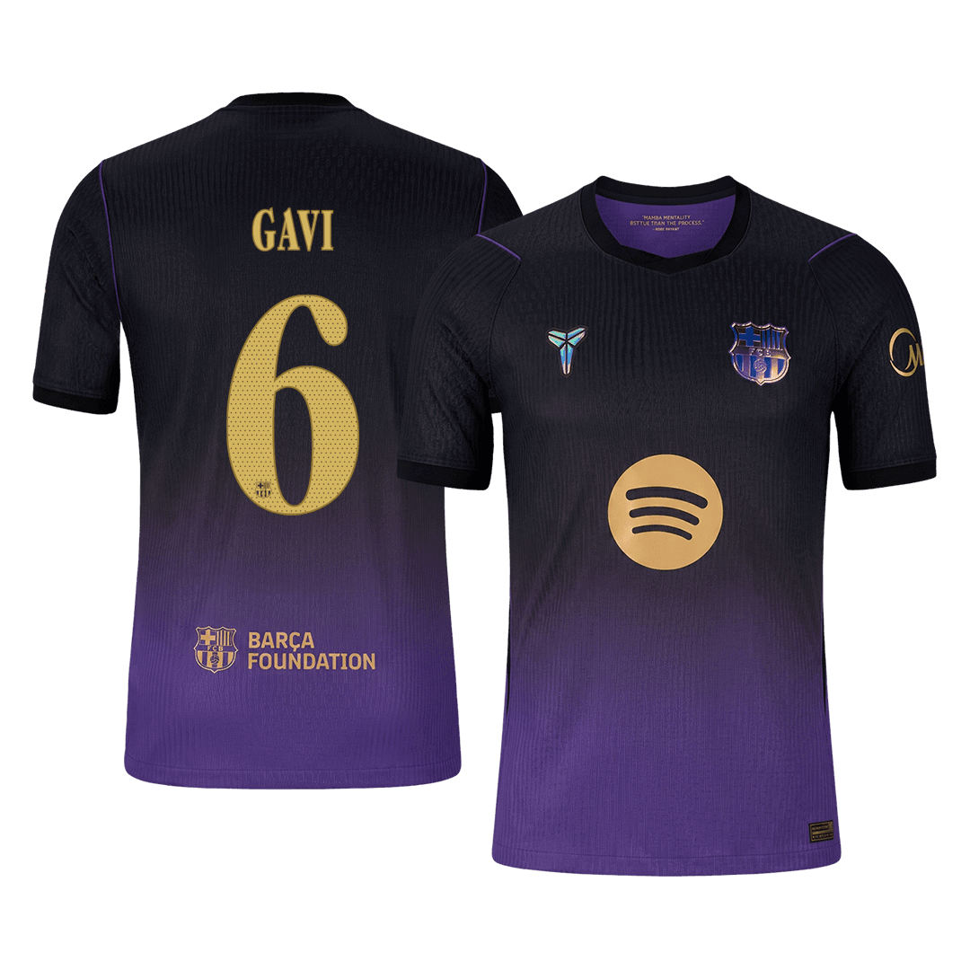 GAVI #6 Barcelona Võõrsilvorm Särk 2026/27 Autentne - UCL
