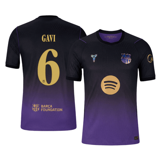 GAVI #6 Barcelona Võõrsilvorm Särk 2026/27 Autentne - UCL