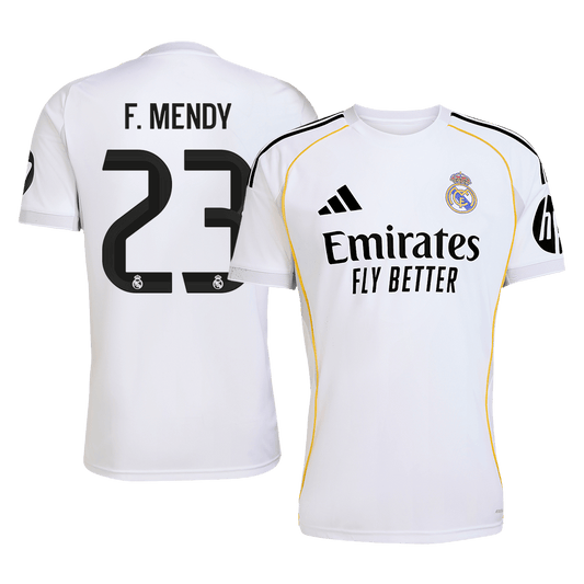 F.MENDY #23 Madridi Real Koduvorm Särk 2025/26 - Kvaliteetne