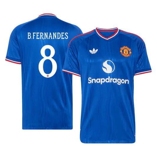 B. FERNANDES #8 Manchester United Võõrsilvorm Särk 2026/27 Autentne - UCL