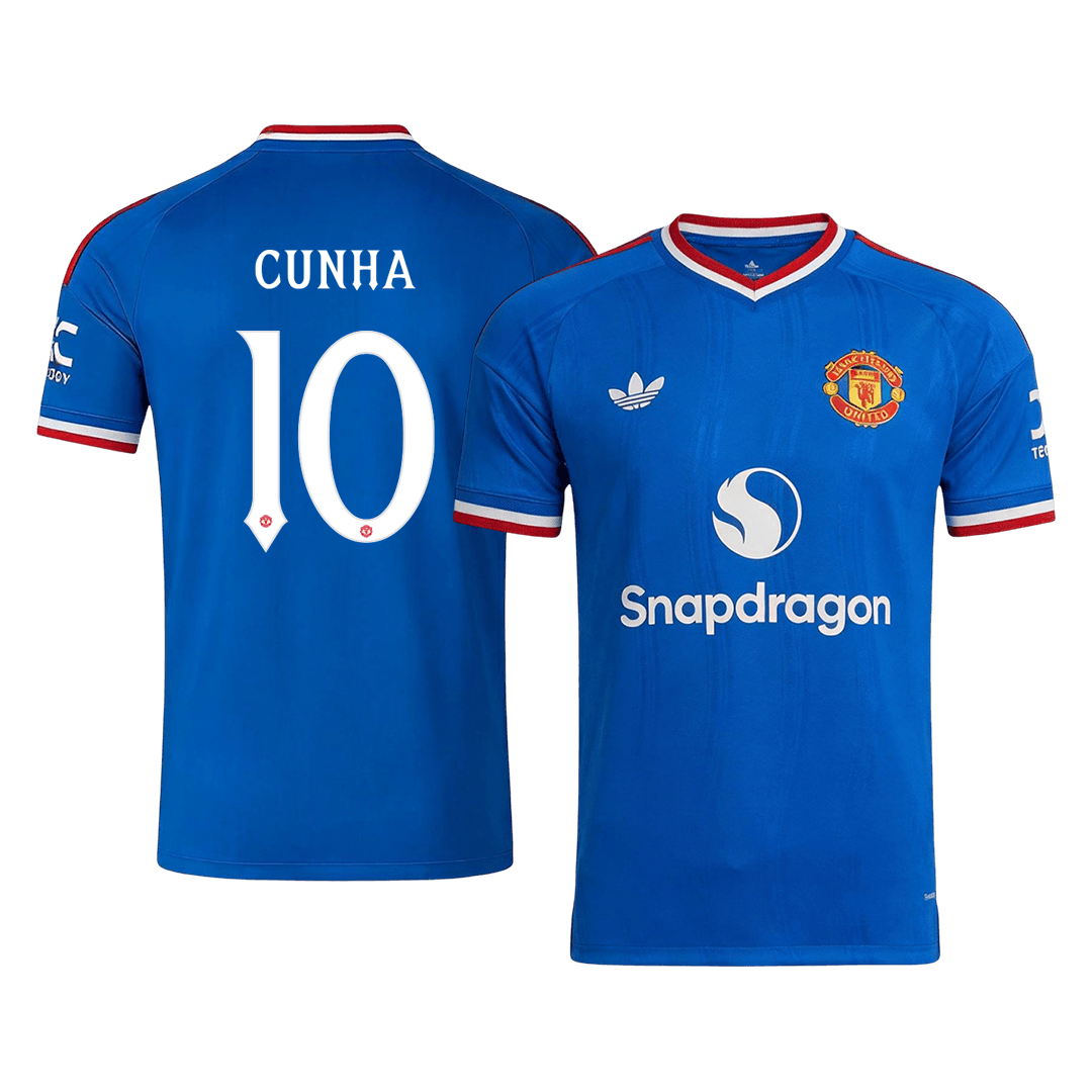 CUNHA #10 Manchester United Võõrsilvorm Särk 2026/27 - UCL
