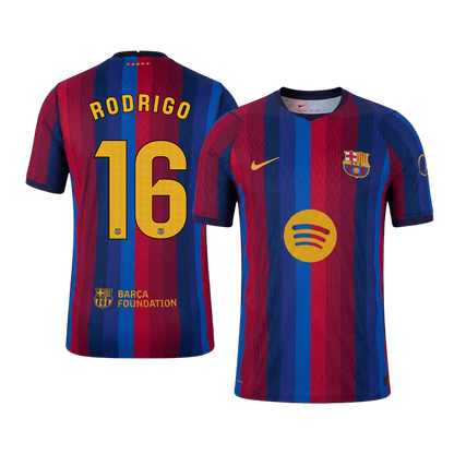 RODRIGO #16 Barcelona Koduvorm Särk 2026/27 Autentne