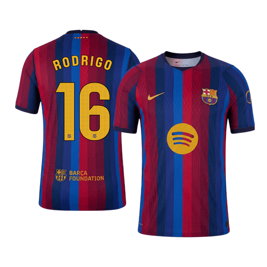 RODRIGO #16 Barcelona Koduvorm Särk 2026/27 Autentne