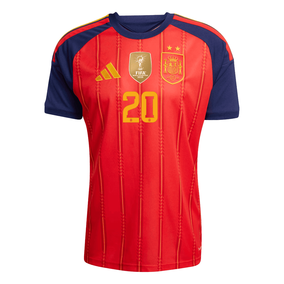 PEDRI #20 Hispaania Koduvorm Särk Champion Edition 2026 - 2 Stars 2026