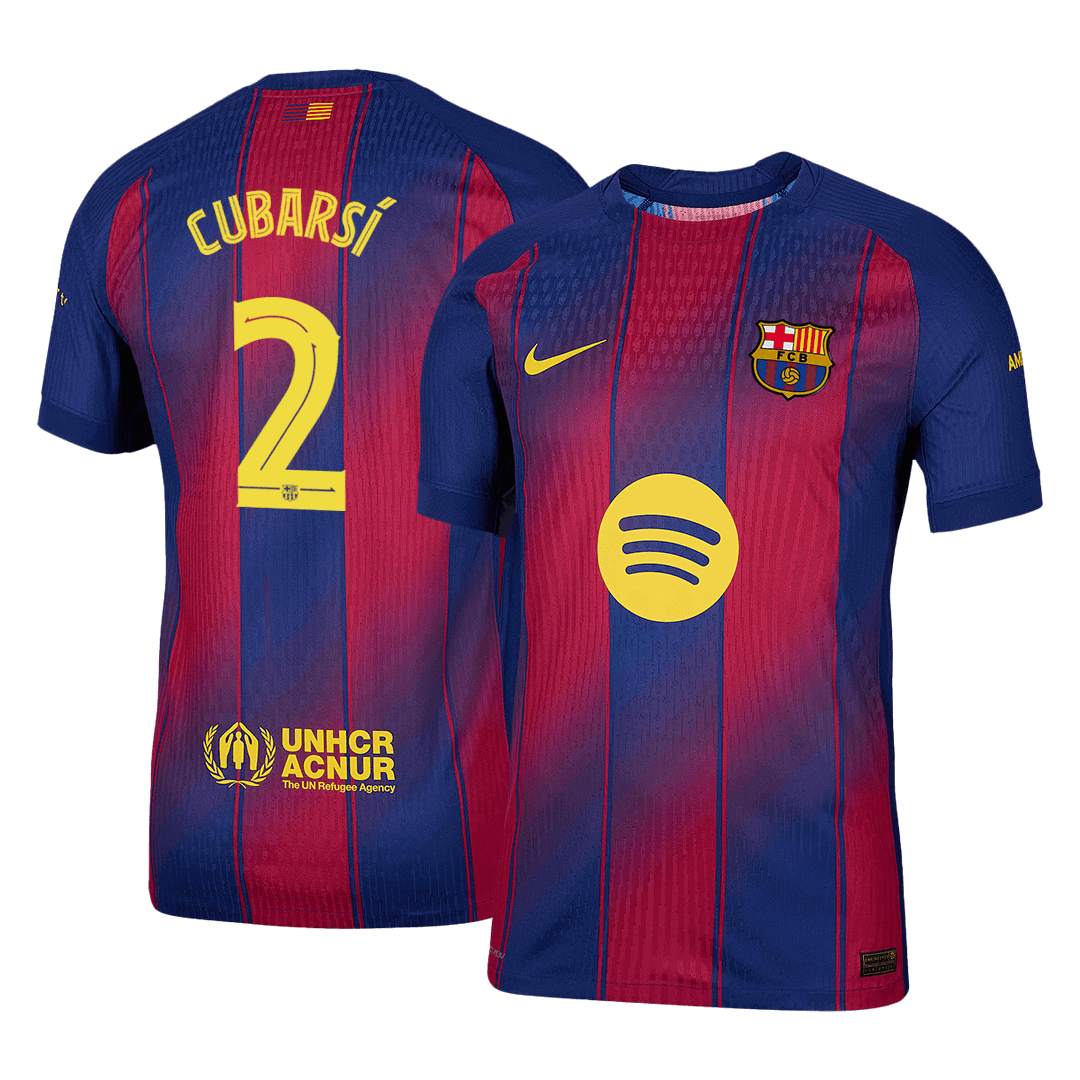 CUBARSÍ #2 FC Barcelona Koduvorm Särk 2025/26 Autentne - UCL