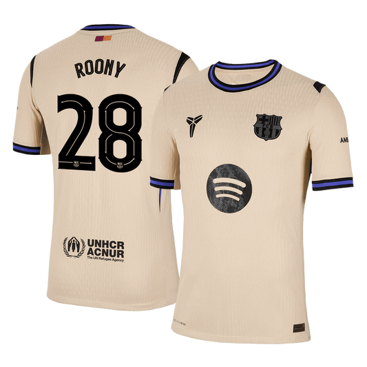 ROONY #28 FC Barcelona Võõrsilvorm Särk 2025/26 Autentne - UCL