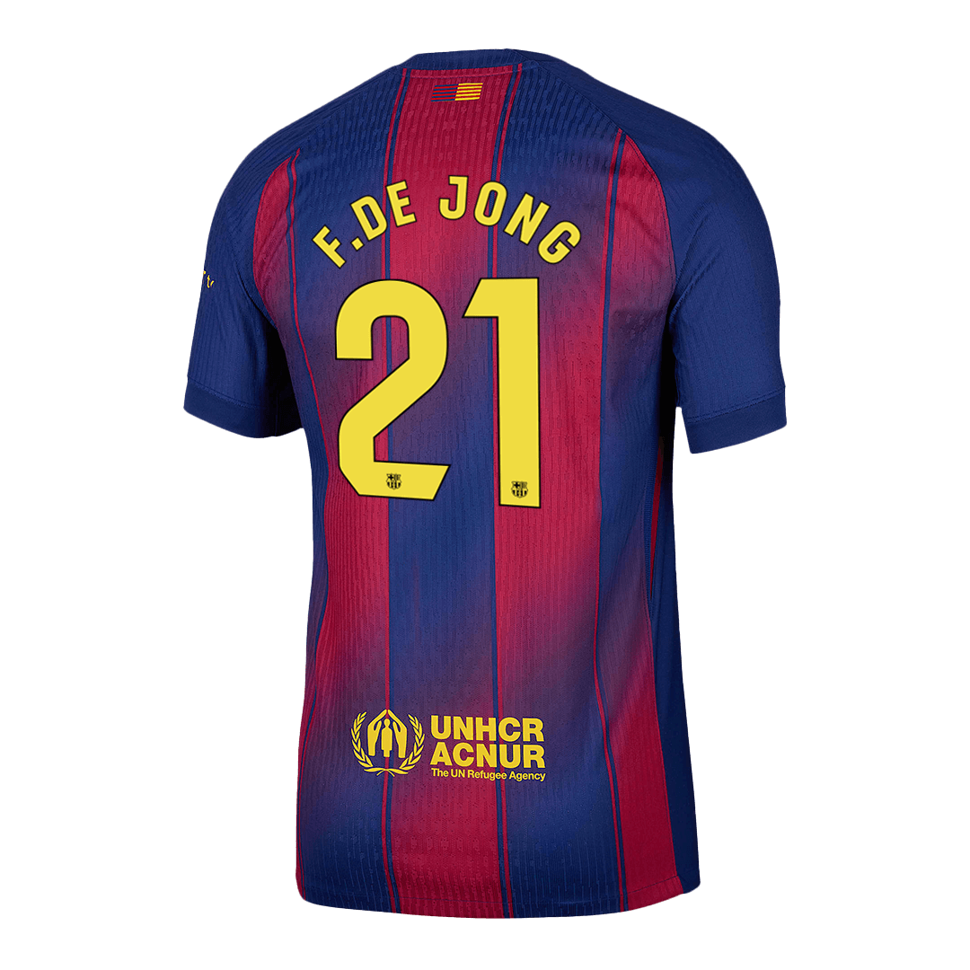 F.DE JONG #21 FC Barcelona Koduvorm Särk 2025/26 Autentne