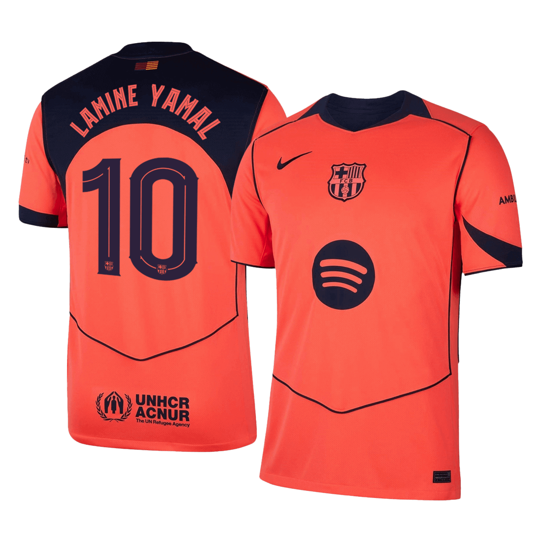 LAMINE YAMAL #10 FC Barcelona Kolmas Särk 2025/26 - UCL