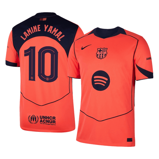 LAMINE YAMAL #10 FC Barcelona Kolmas Särk 2025/26 - UCL