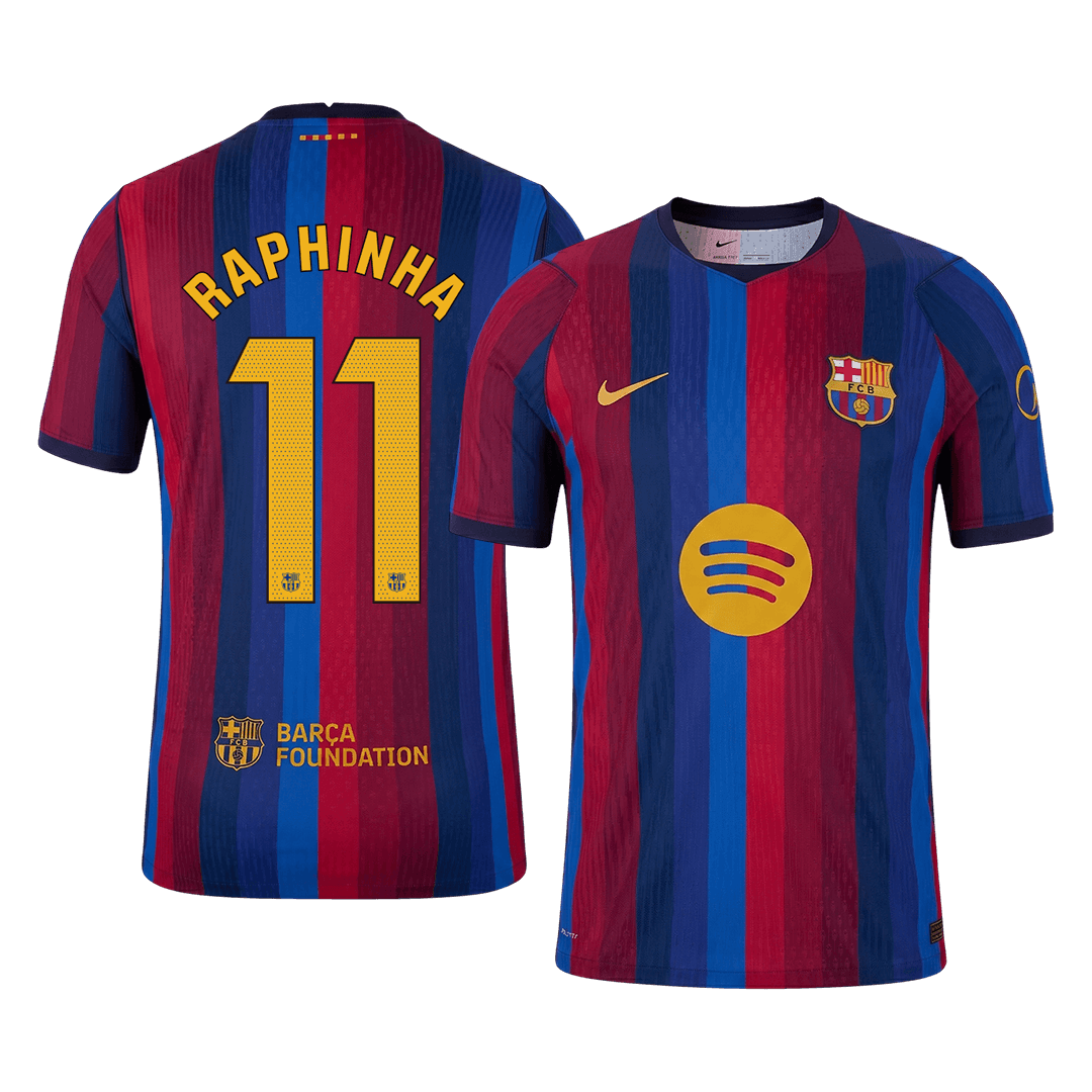 RAPHINHA #11 Barcelona Koduvorm Särk 2026/27 Autentne