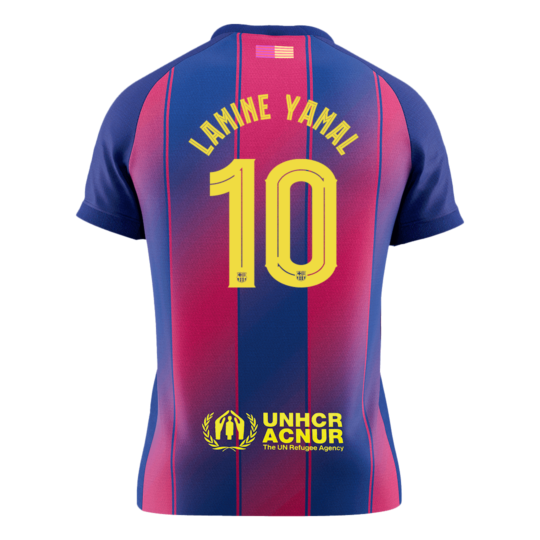 LAMINE YAMAL #10 FC Barcelona Koduvorm Särk 2025/26 - UCL - Kvaliteetne