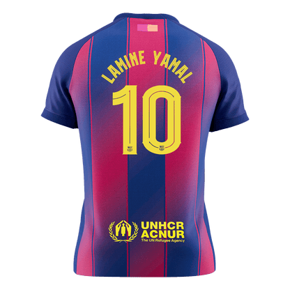 LAMINE YAMAL #10 FC Barcelona Koduvorm Särk 2025/26 - UCL - Kvaliteetne